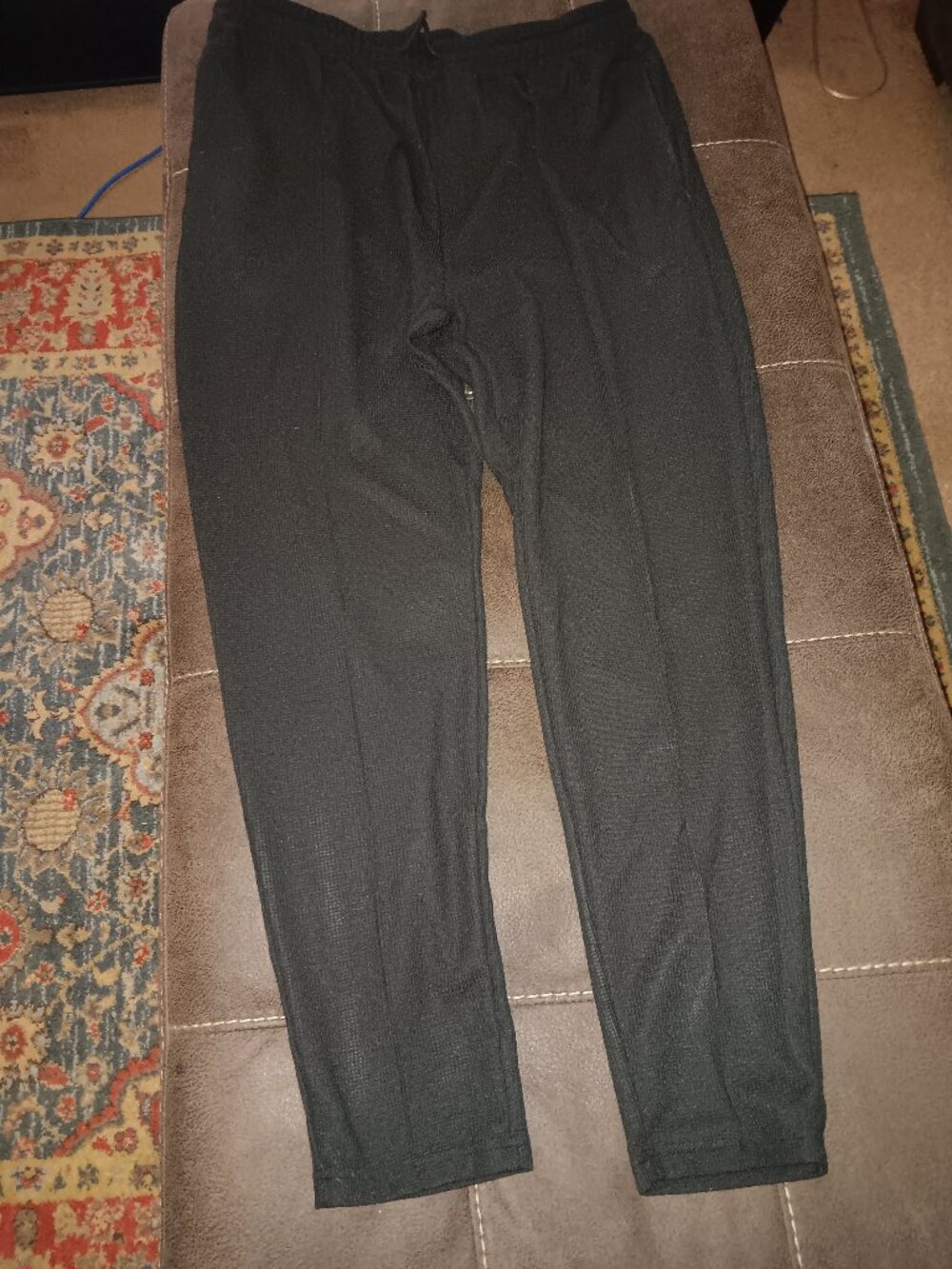 Jogging Pants Men's Plus Size XXXL Black Preowned